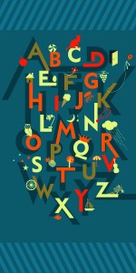 Alphabet 1 Digital Laminate Sheets