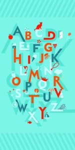 Alphabet 3 Digital Laminate Sheets