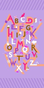 Alphabet 6 Digital Laminate Sheets