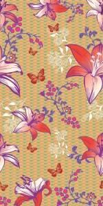 Exotic Lily 2 Digital Laminate Sheets