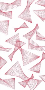 Roulette Curve 1 Digital Laminate Sheets