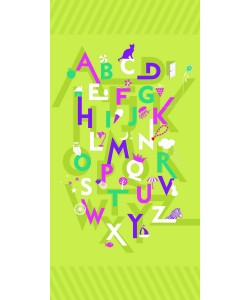 Alphabet 2 Digital Laminate Sheets