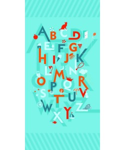 Alphabet 3 Digital Laminate Sheets